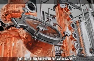 300L Multi-Function Distillery Equipment Can be Used to Distill a Variety of Spirits