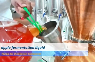 Zhengjiu's Home Distillation Equipment Can Easily Turn Apple Fermentation Liquid Into Brandy