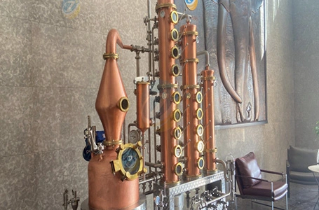 Detail of Vodka Distillation