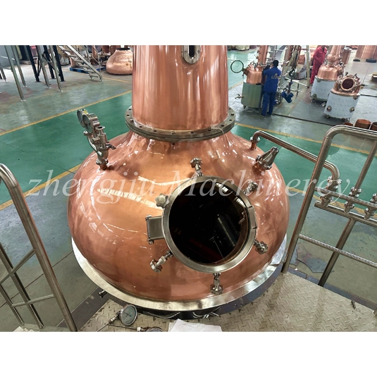 1000L+700L Single Malt Pot Distillation Equipment Distiller For Whisky