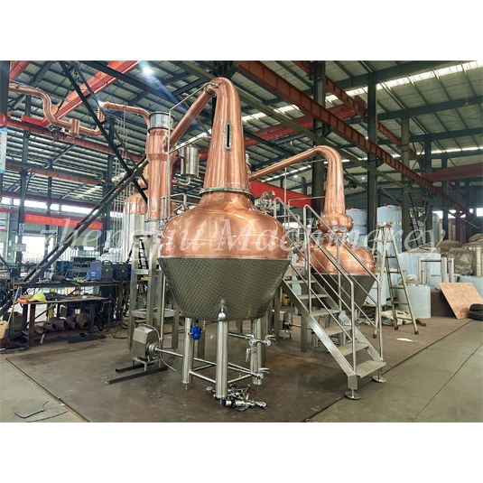 1000L+700L Single Malt Pot Distillation Equipment Distiller For Whisky