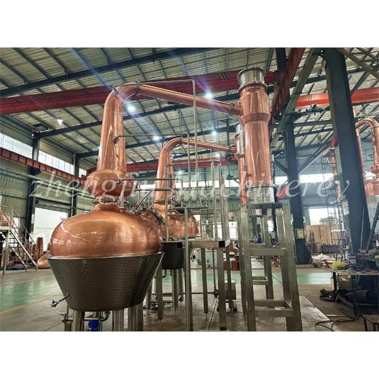 1000L+700L Single Malt Pot Distillation Equipment Distiller For Whisky