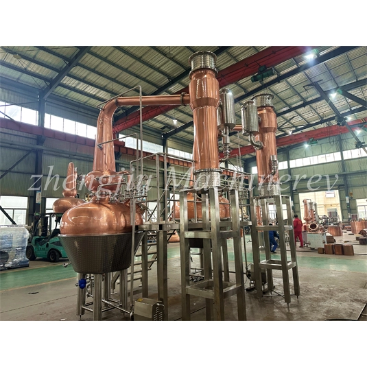 1000L+700L Single Malt Pot Distillation Equipment Distiller For Whisky